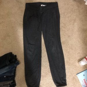 Dark grey sweatpants with pockets